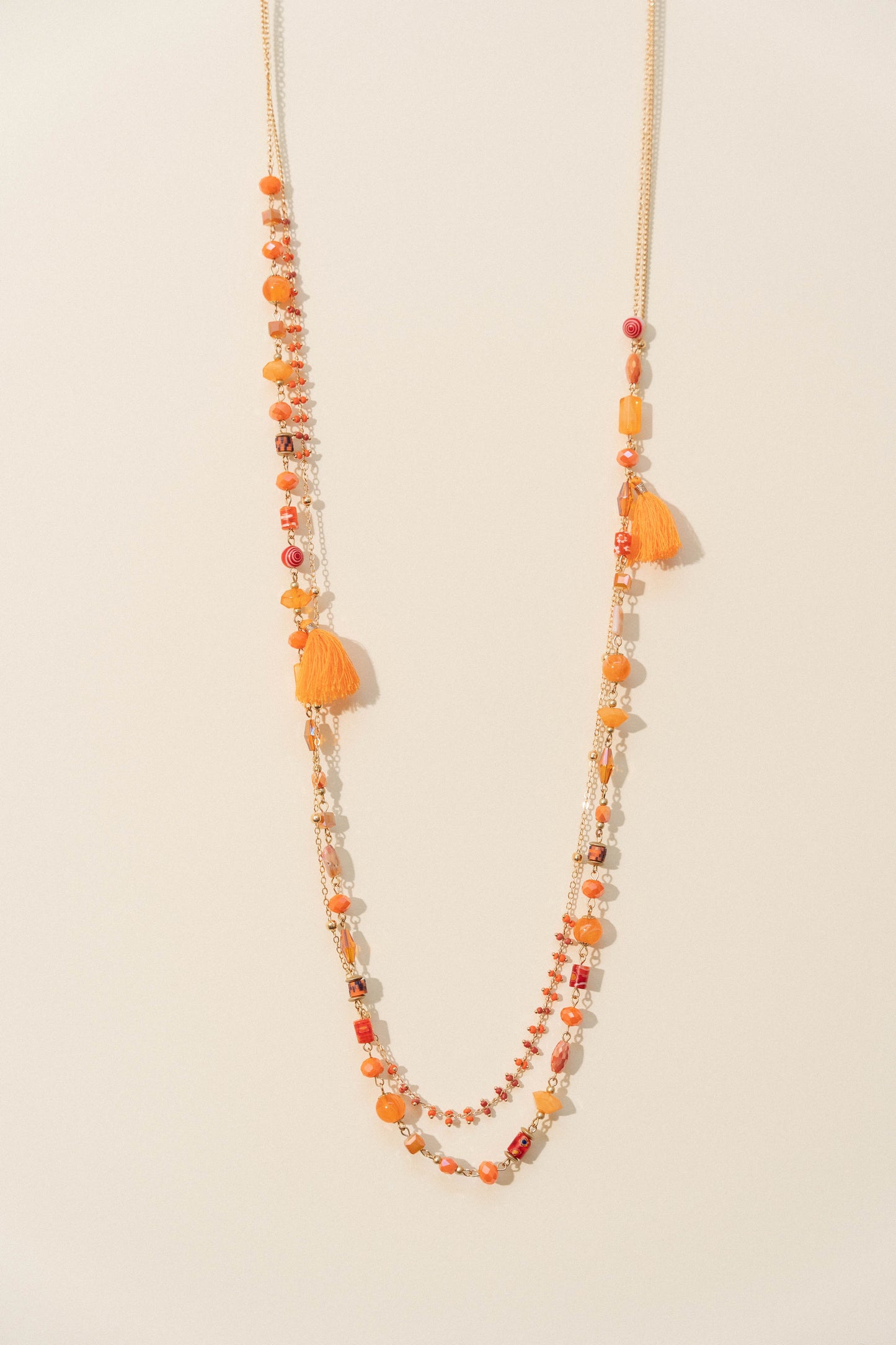 « Sunset » long necklace