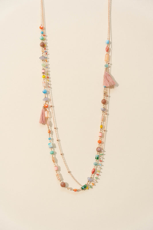 « Marbella » long necklace