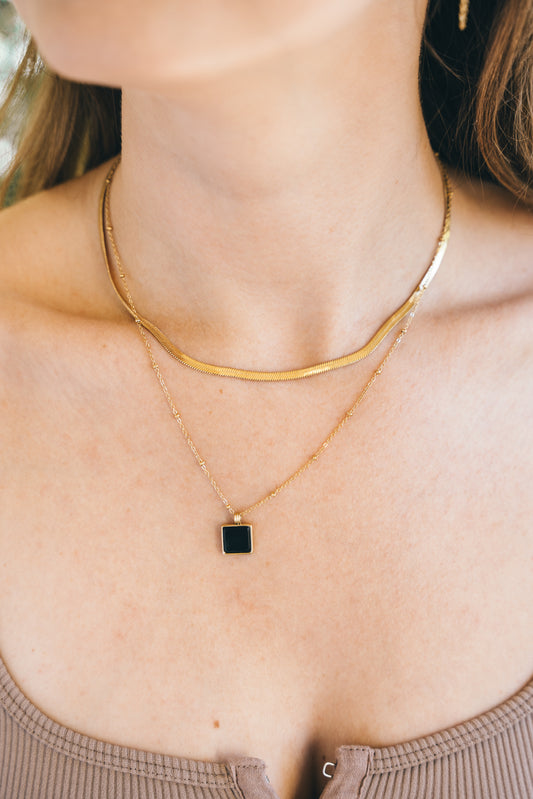 « Onyx » necklace