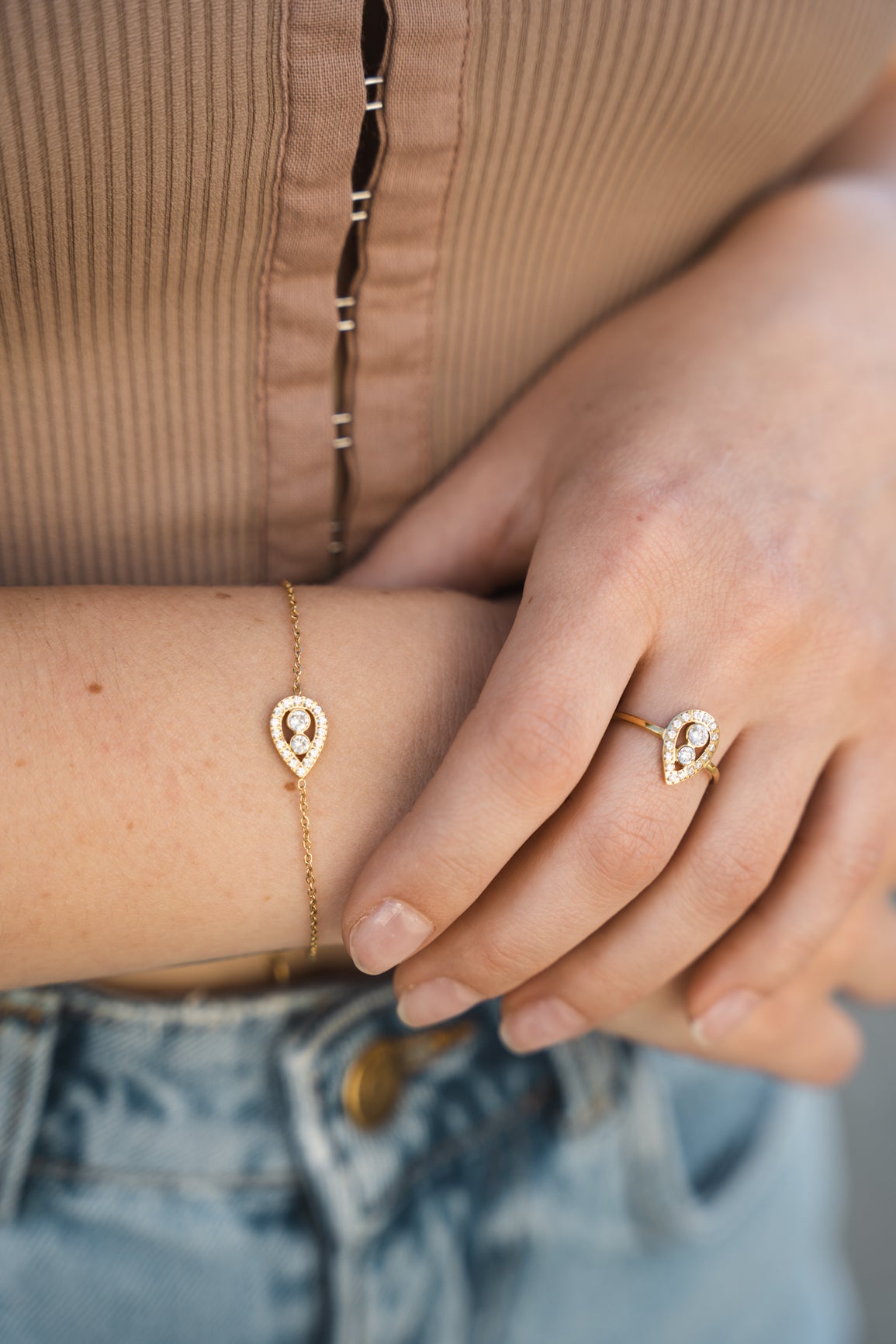 « Water drop » bracelet