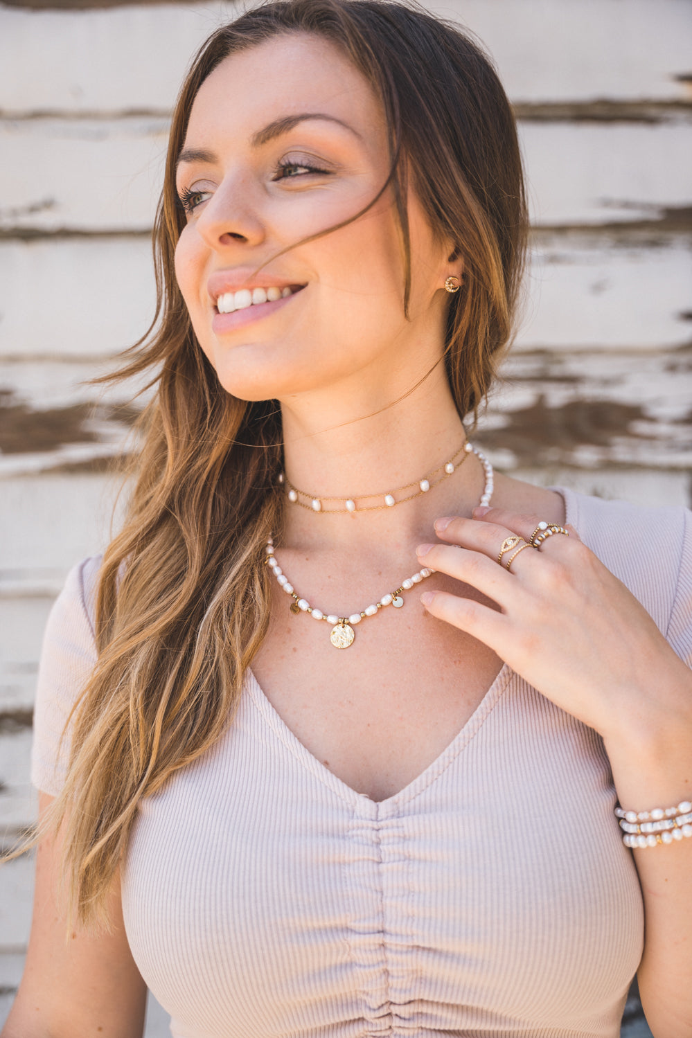 « Pearls» choker necklace