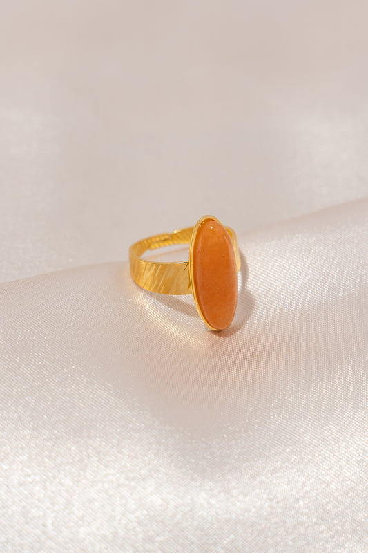 « Alma » natural stone ring